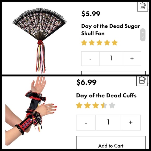 Day Of The Dead Girl Halloween set - Picture 8 of 8